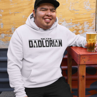 Skate Dadlorian Black logo hoodie Thumbnail