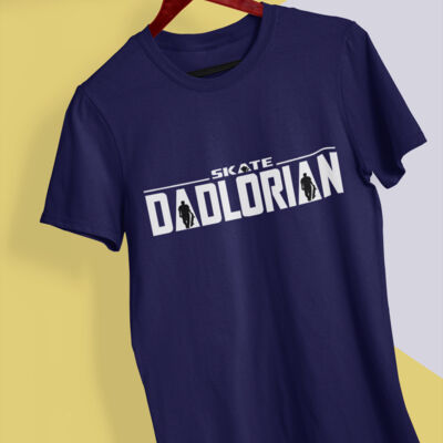 Skate Dadlorian white logo Tshirt Thumbnail