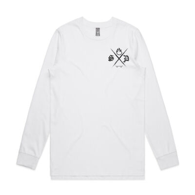 Skate dad cross logo long sleeve  - Mens Base Longsleeve Tee Thumbnail