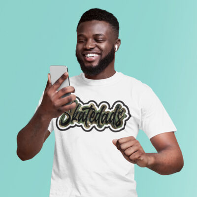 Skate Dads Cursive Camo Logo Thumbnail